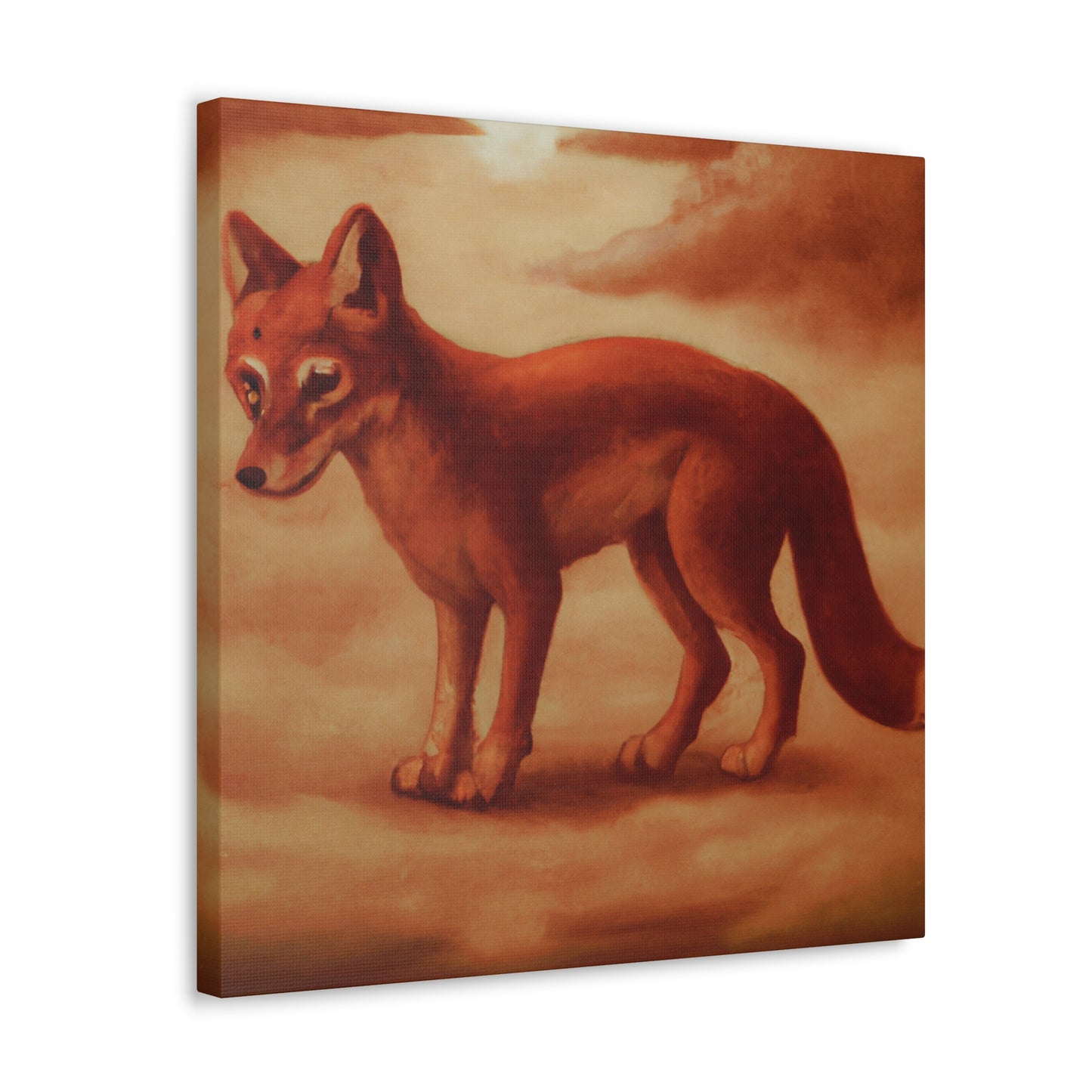 "Dhole in Repose" - Canvas