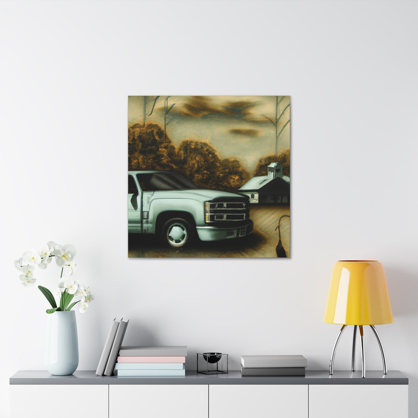 "Old Pickup Reminiscence" - Canvas