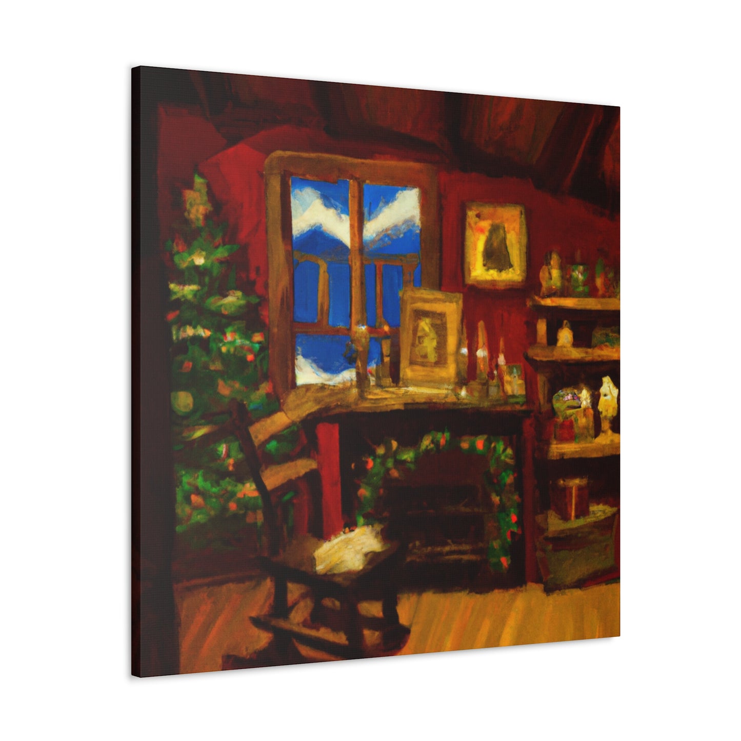 Santa's Workshop Wonderland - Canvas