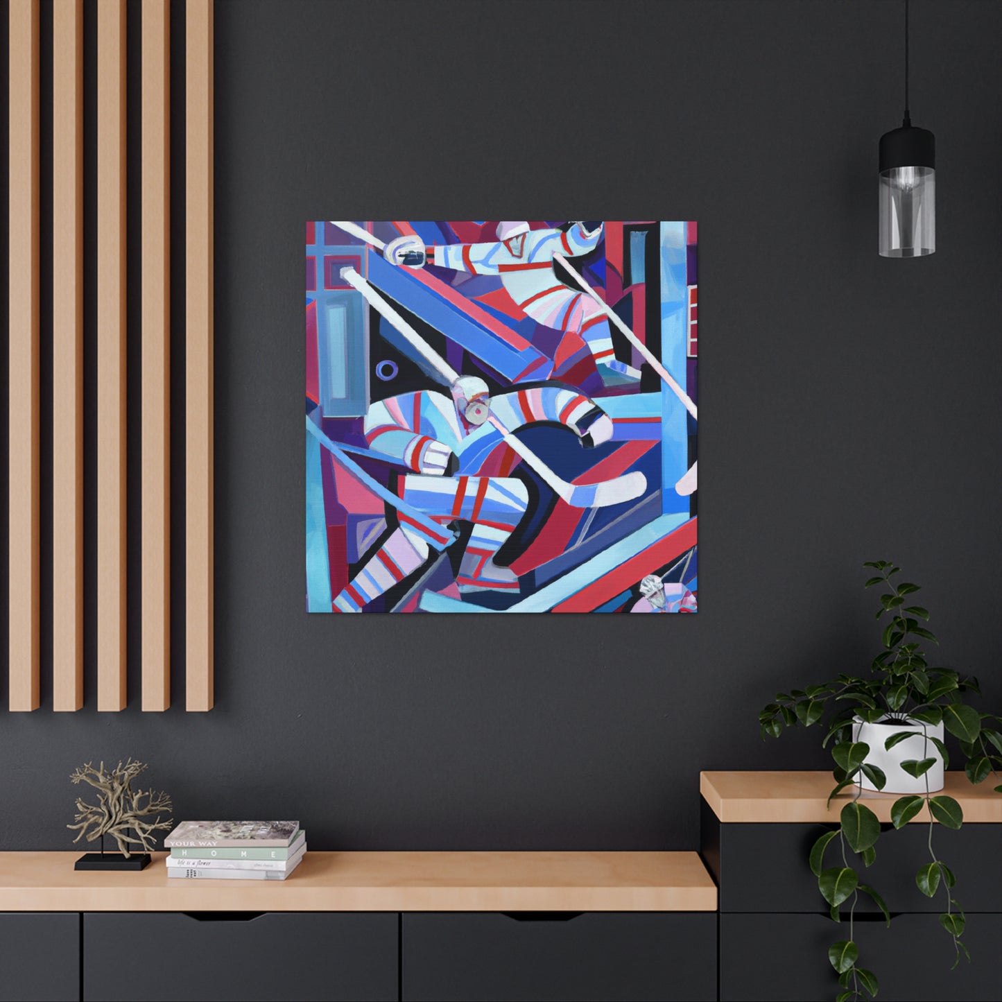 "Hockey's Art Deco" - Canvas