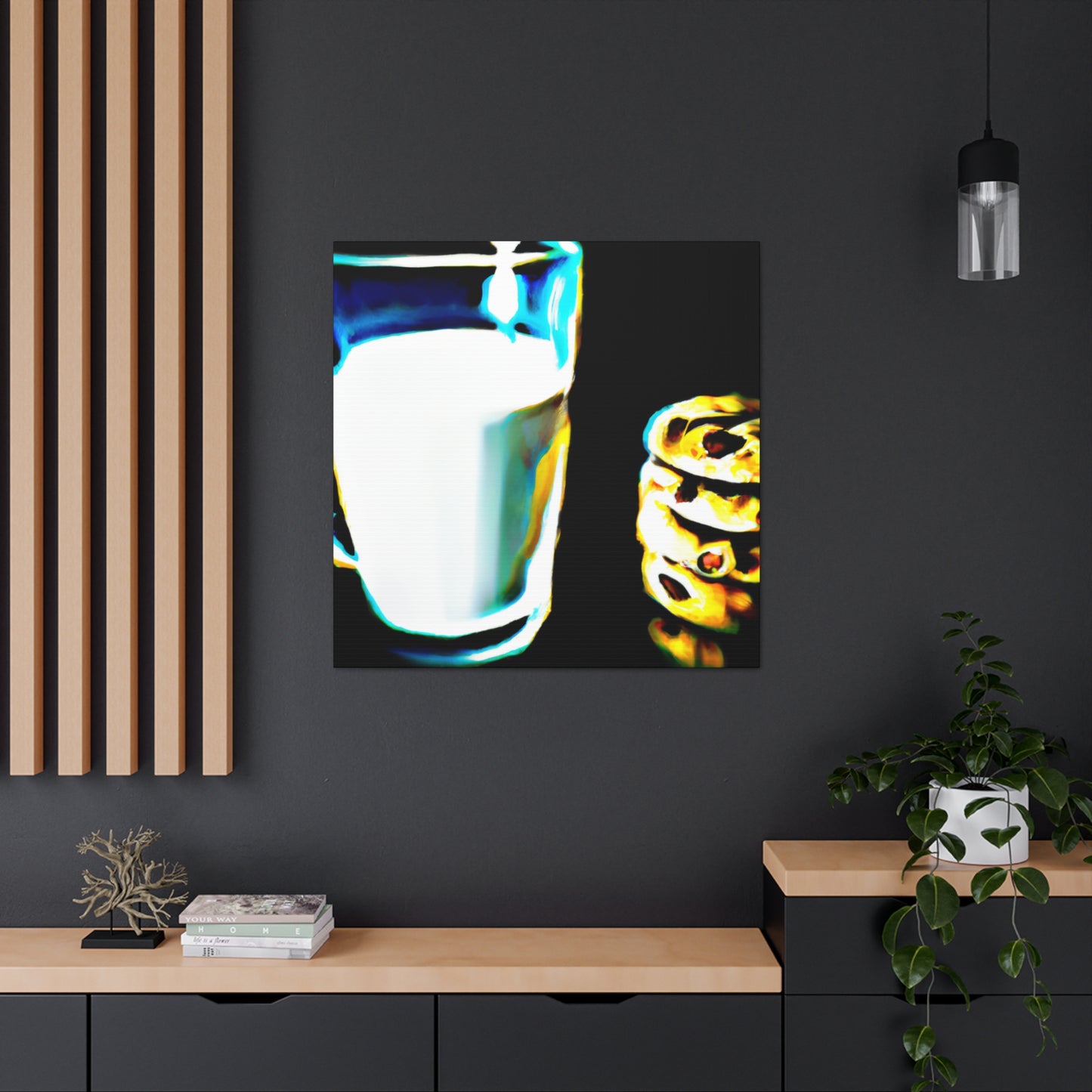 Milk and Cookie Treat - Canvas