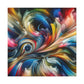 Whirling Colors Embrace - Canvas