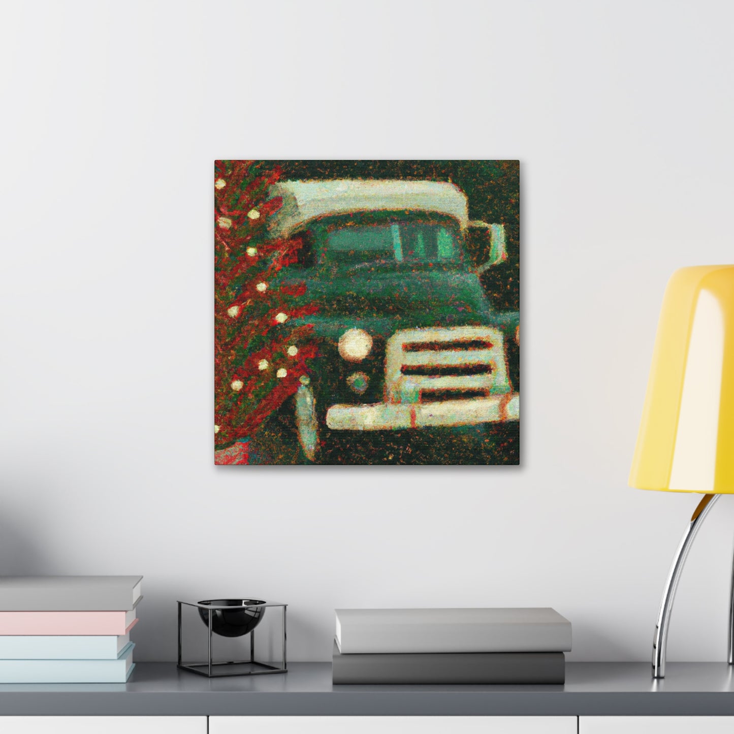 Vintage Christmas Tree Deliveries - Canvas