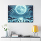 "Luminous Nocturnal Celebration" - Canvas