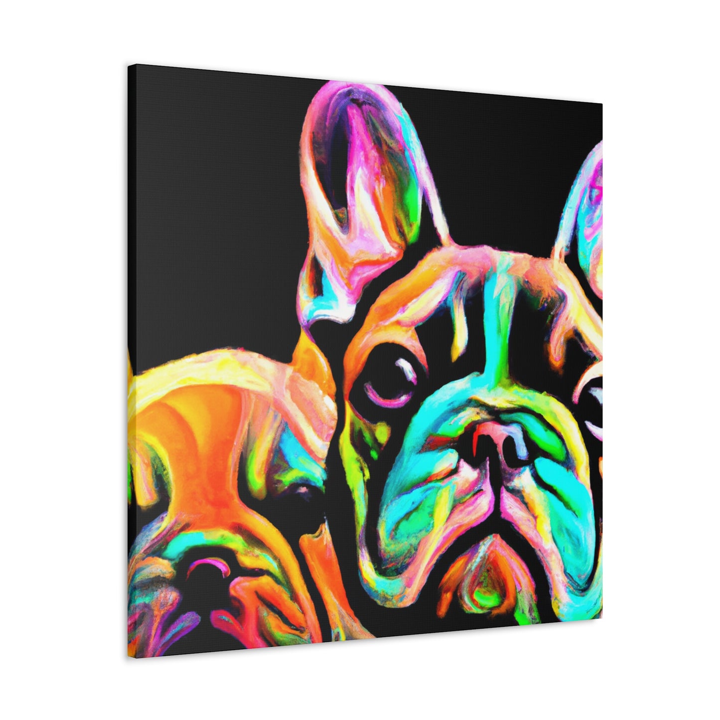 "French Bulldog Delightful!" - Canvas