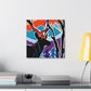 Deer Amidst Pop Art - Canvas