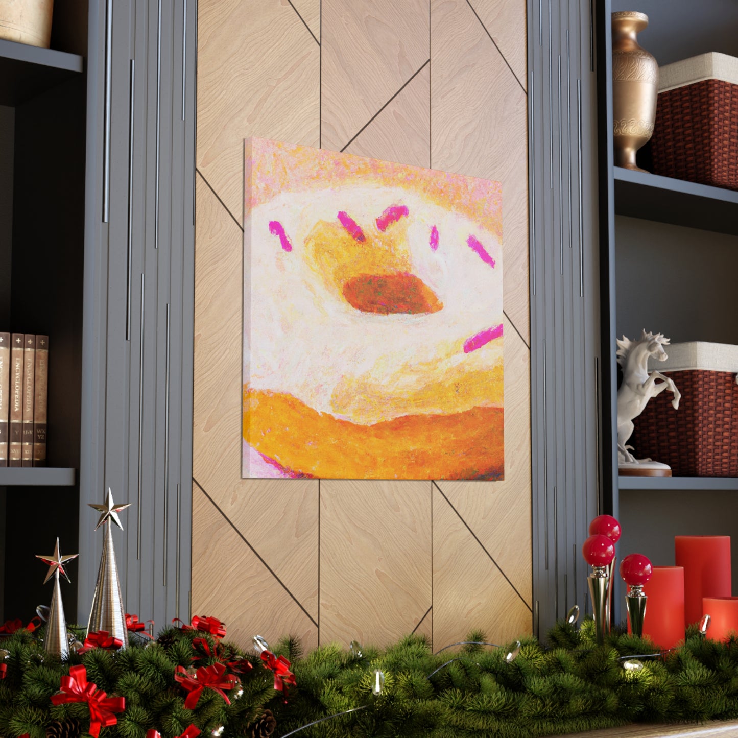 "Doughnut Delight Engulfed". - Canvas