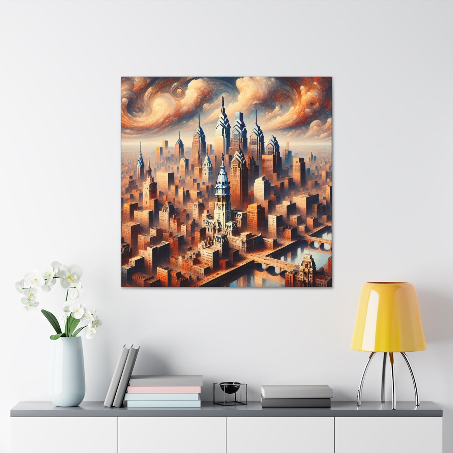 "Philly Dreamscape Unveiled" - Canvas