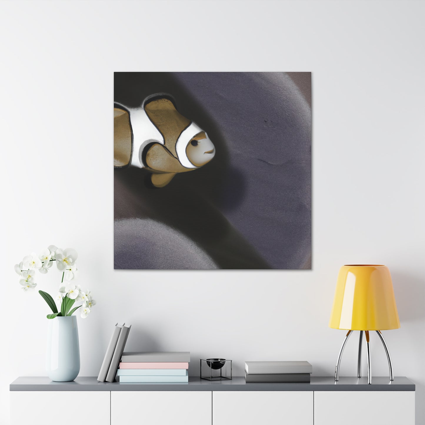 Clownfish in Surrealism - Canvas