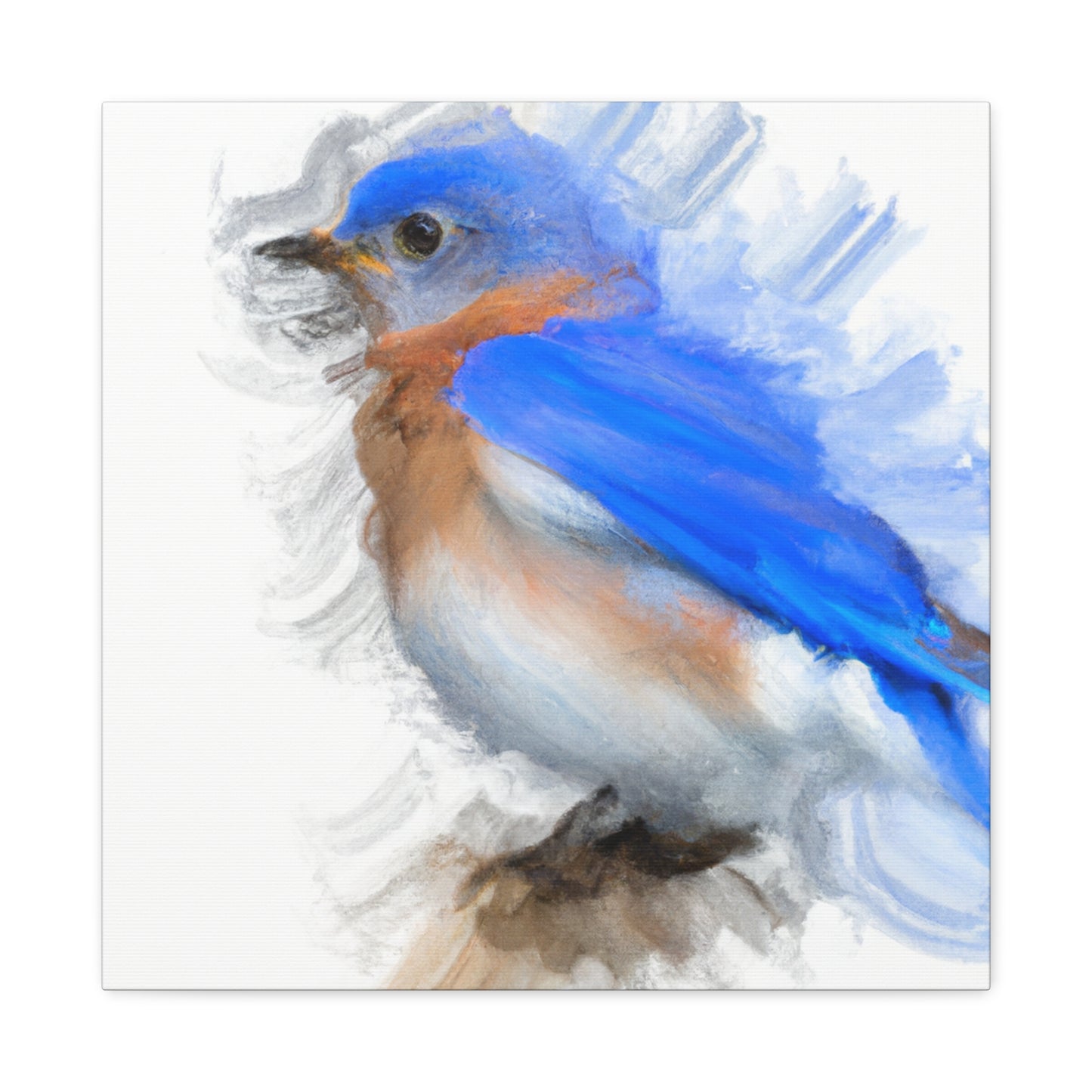 Divine Bluebird Beauty - Canvas