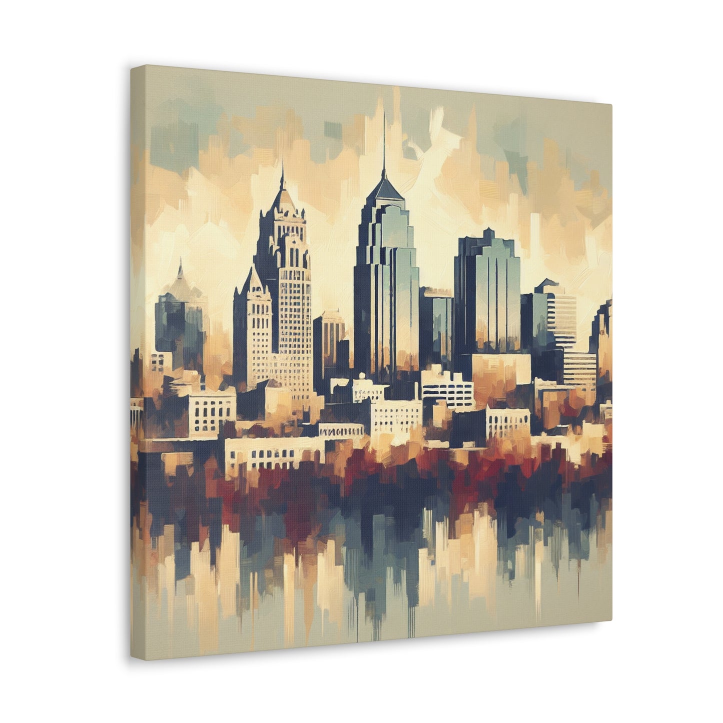 "Urban Symphony: Kansas Reverie" - Canvas