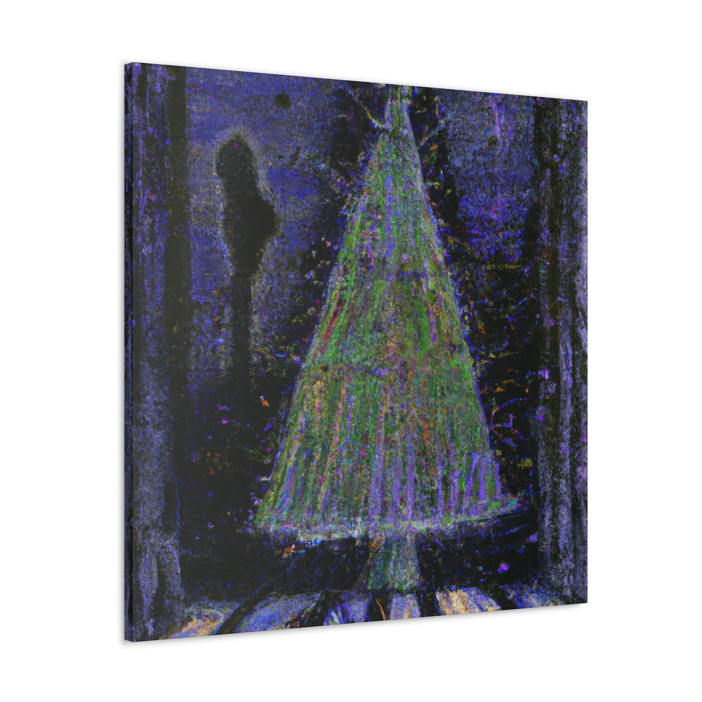 "Christmas Tree Musings" - Canvas