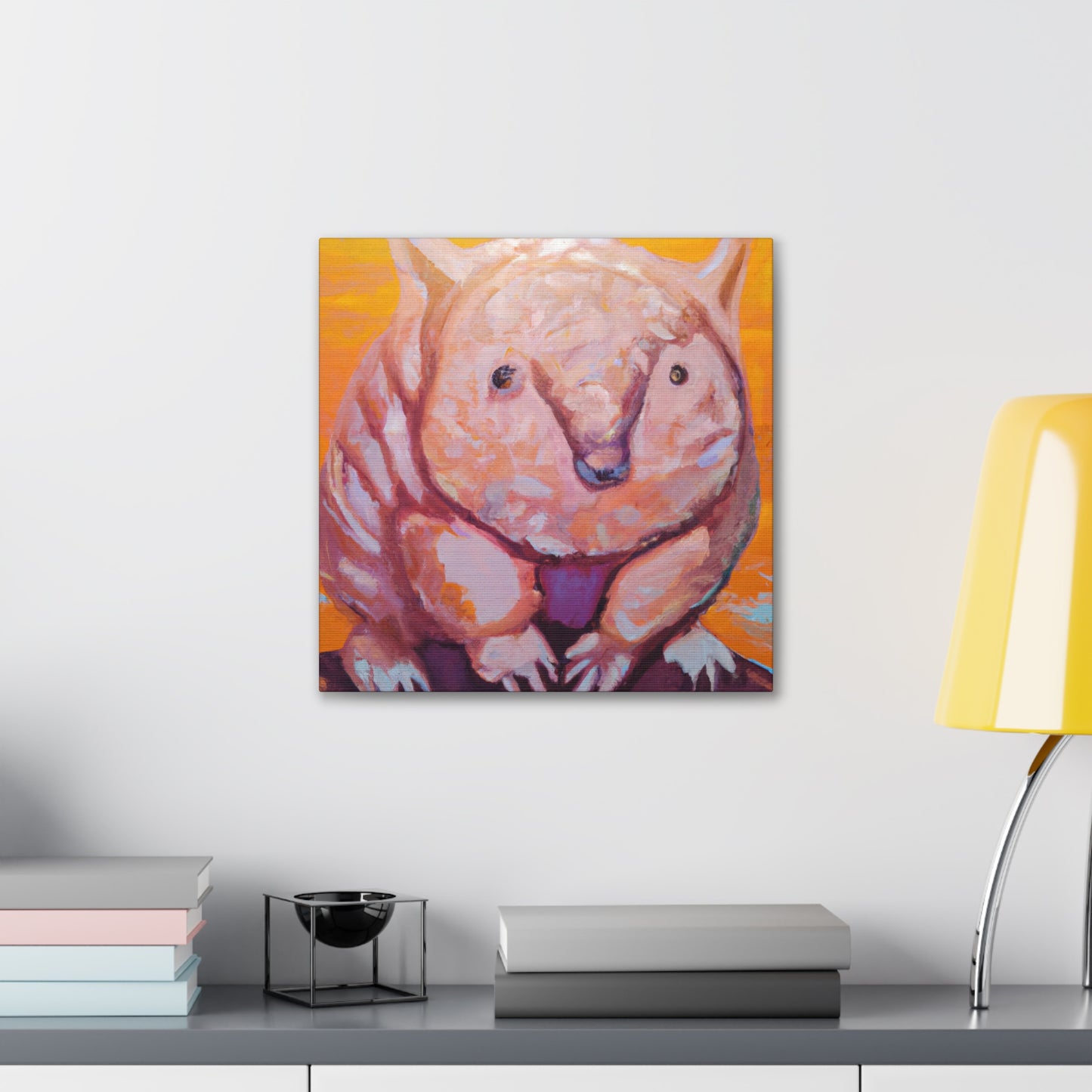 "Wombats in Wonderland" - Canvas