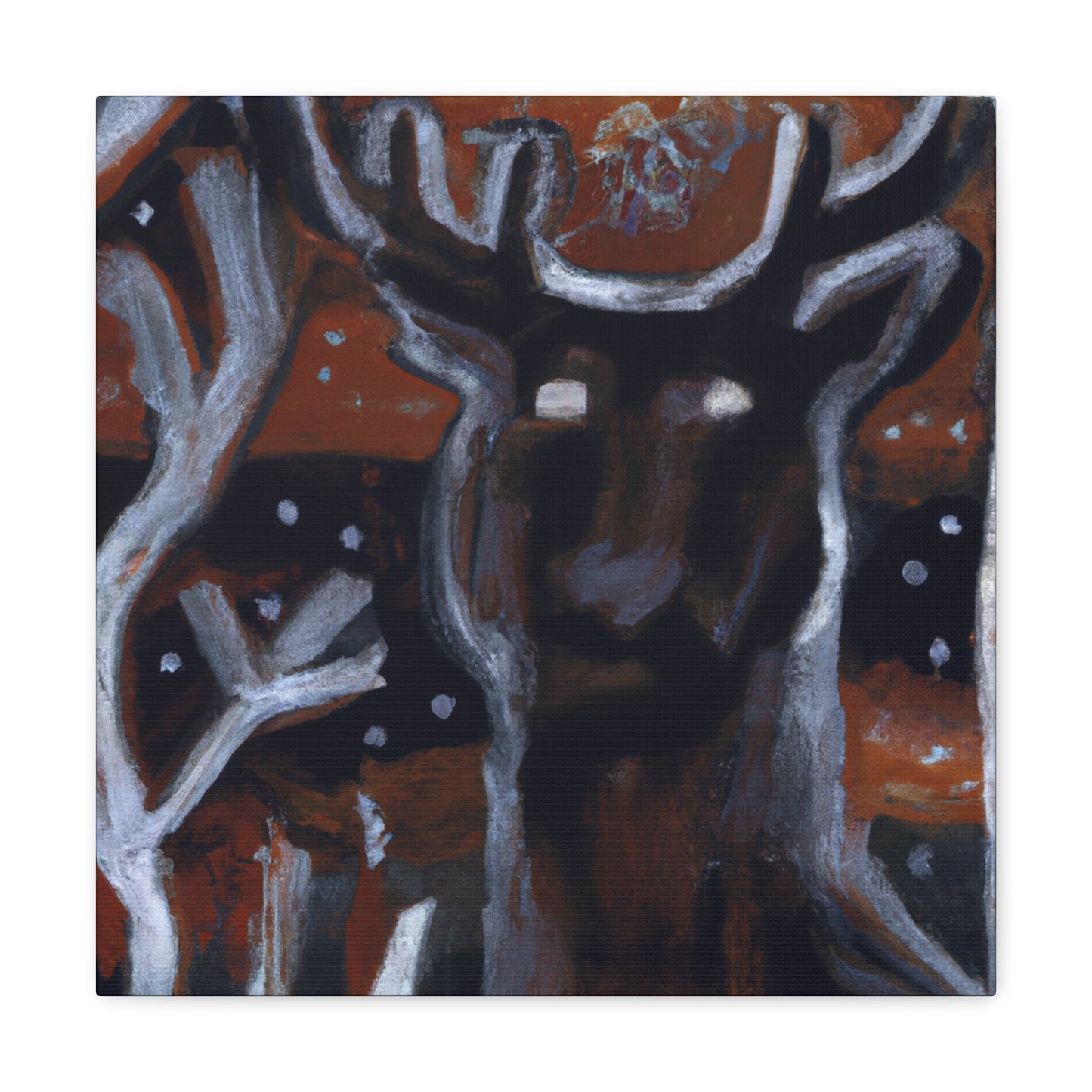 Reindeer in Abstraction - Canvas