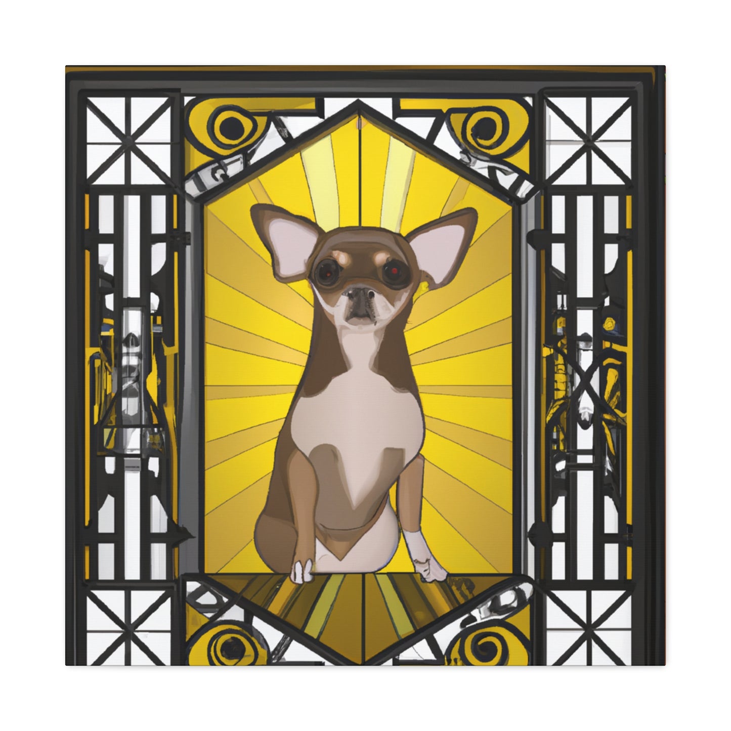 Radiating Chihuahua Splendor - Canvas