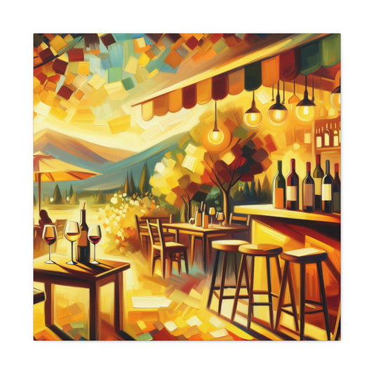 Vintage Wine Tavern Vista - Canvas