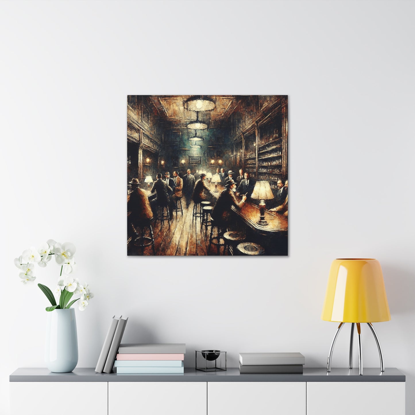 Smoky Elegance Exhibit - Canvas