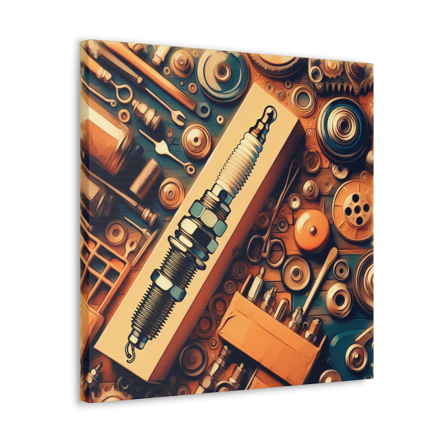 "Igniting Industrial Revolution" - Canvas