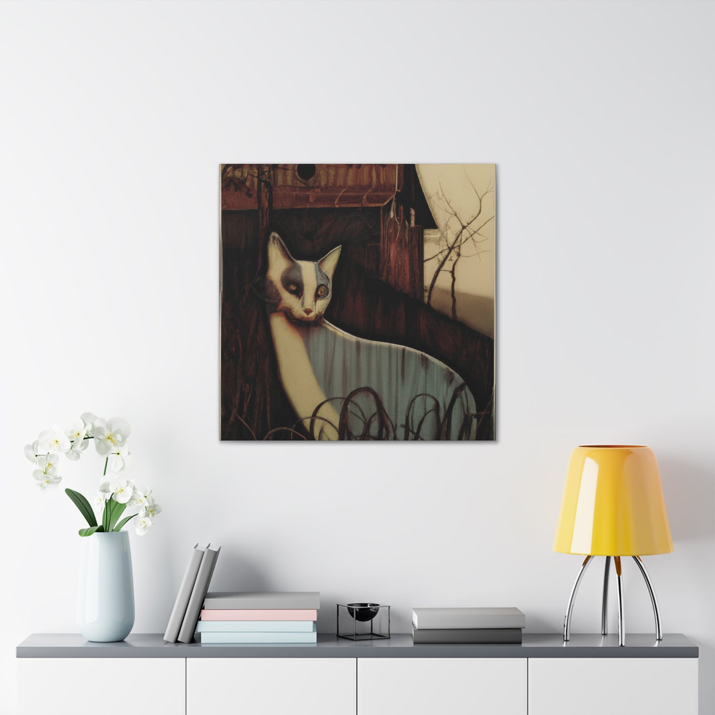 Cat of the Barn - Canvas