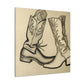 Boots in the Rococo - Canvas