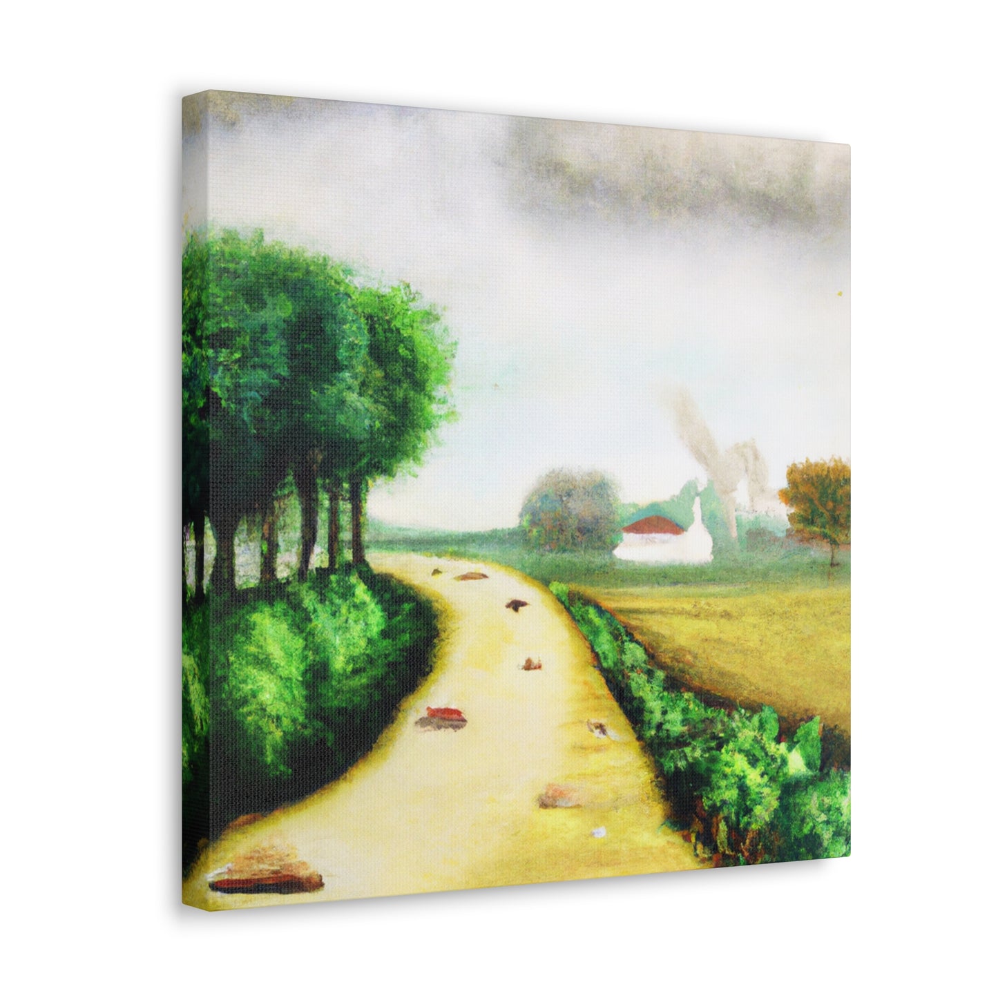 "Country Road in Spring" - Canvas