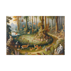 Enchanted Woodland Symphony - Canvas