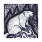 Marmot in Art Nouveau - Canvas