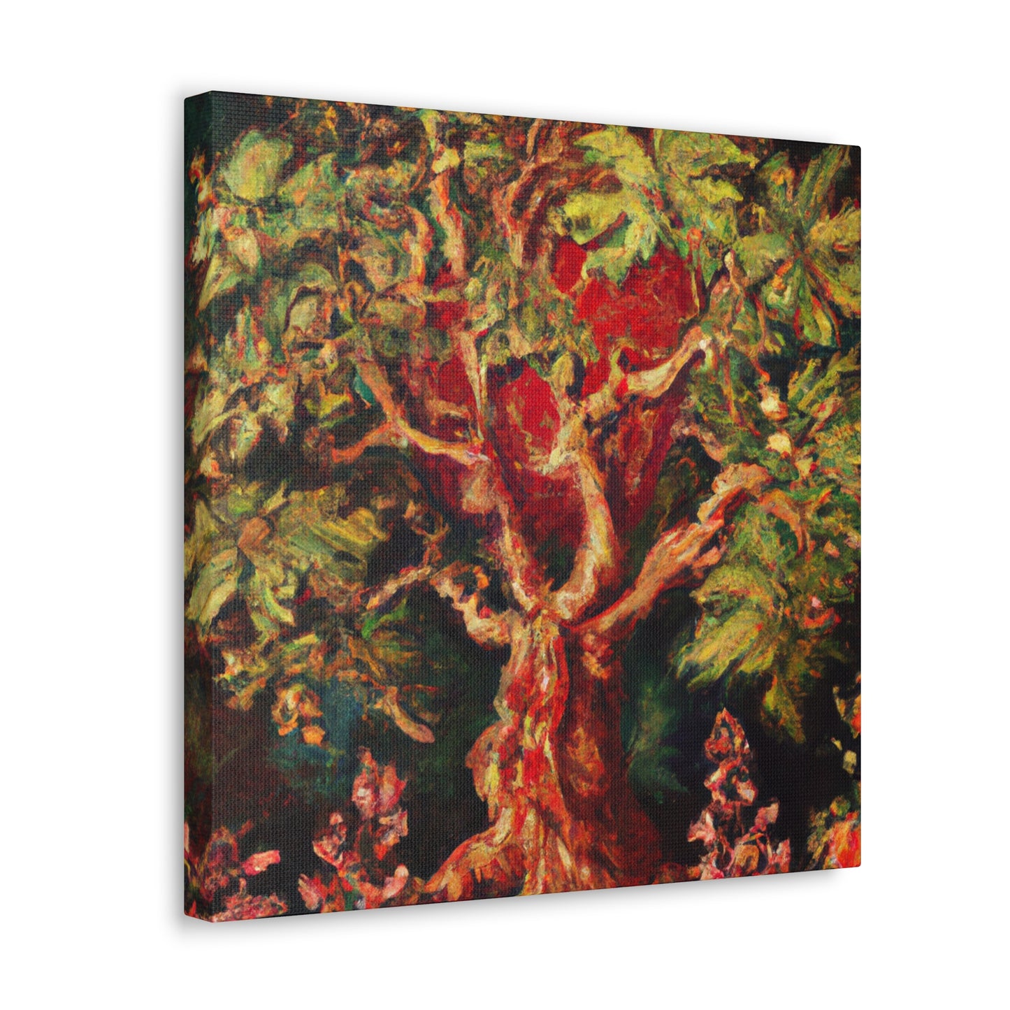 "Oak of Grandeur Hushed" - Canvas