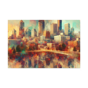 "Southern Skylines Unveiled" - Canvas