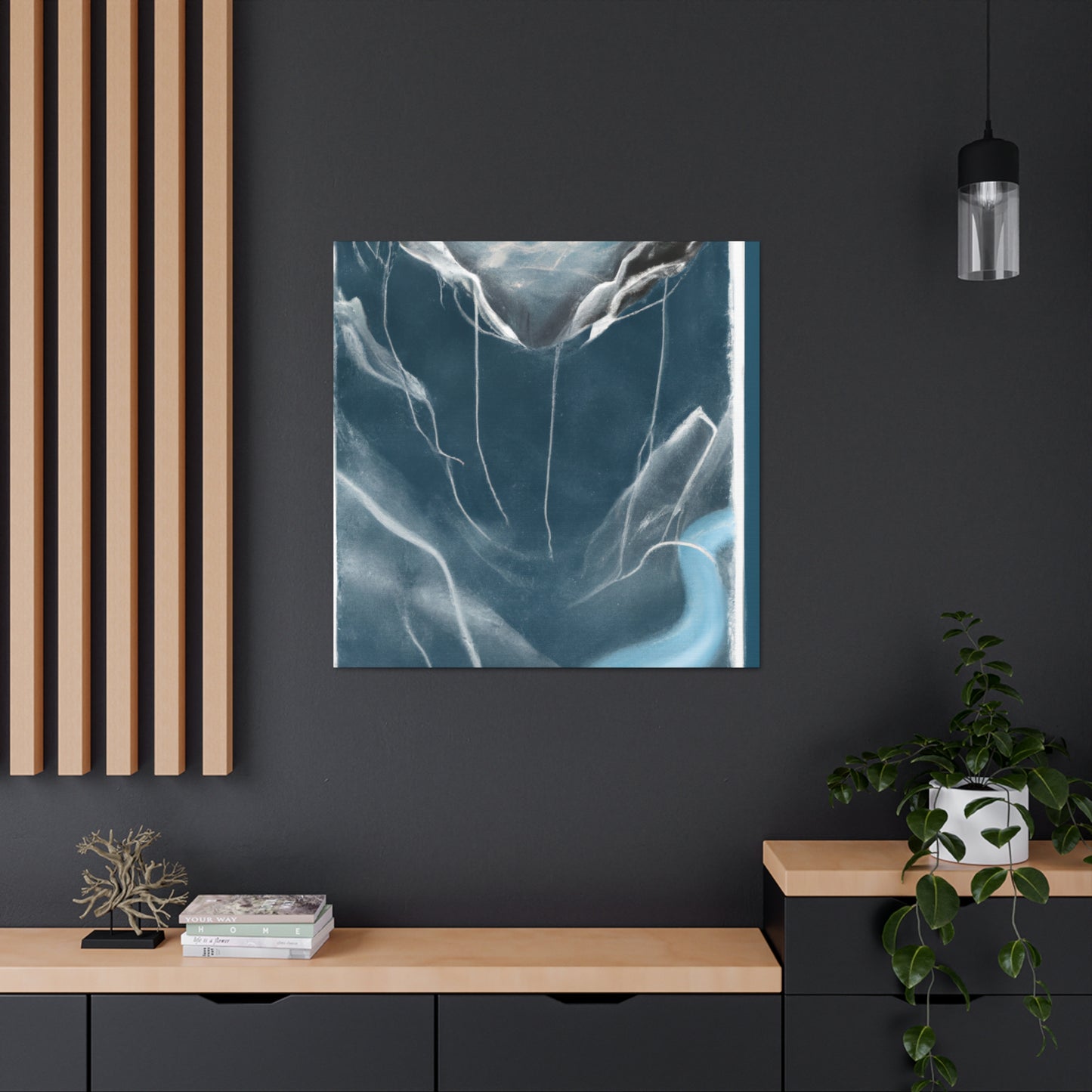 "Glacial Wonders Await" - Canvas