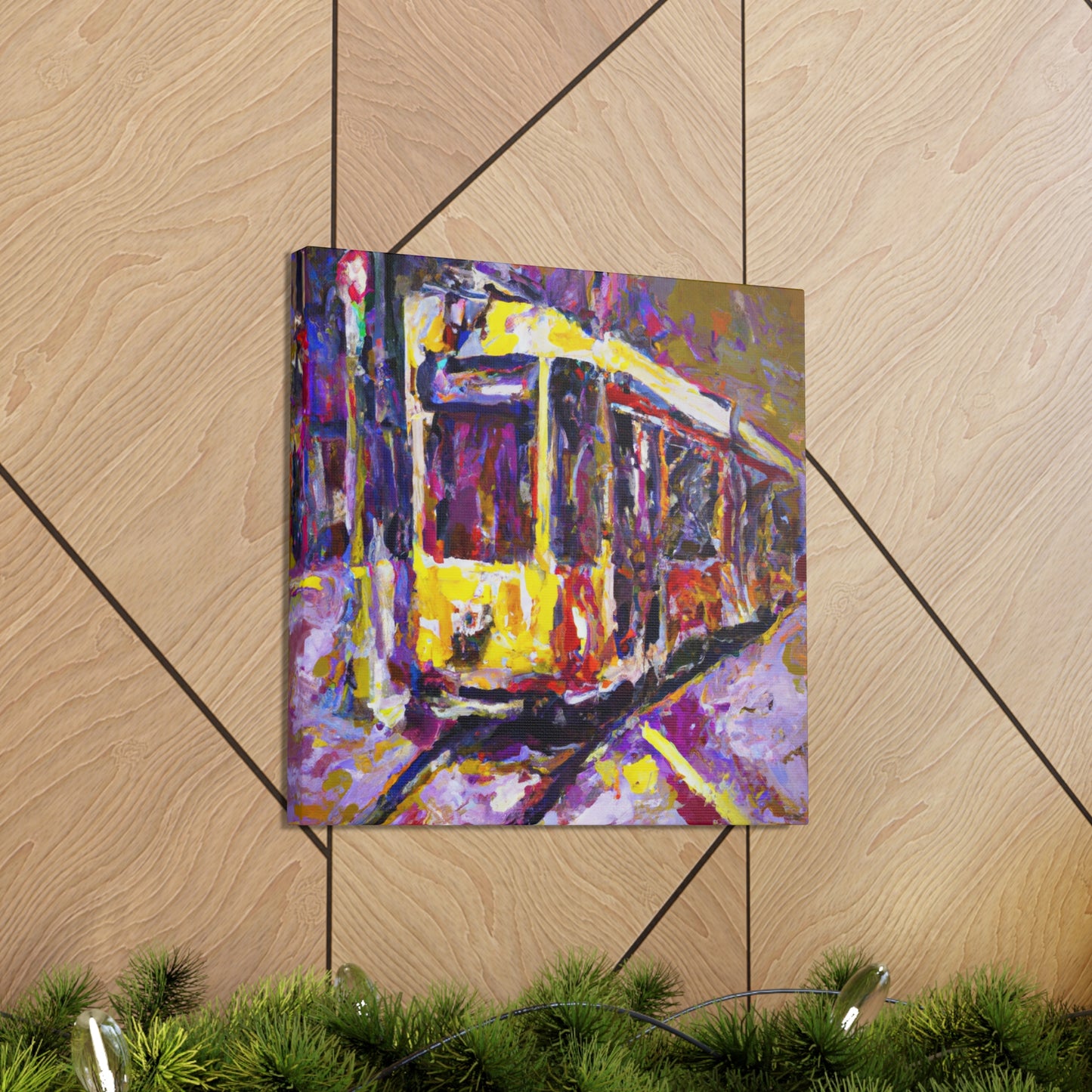 Tram in Impressionism - Canvas