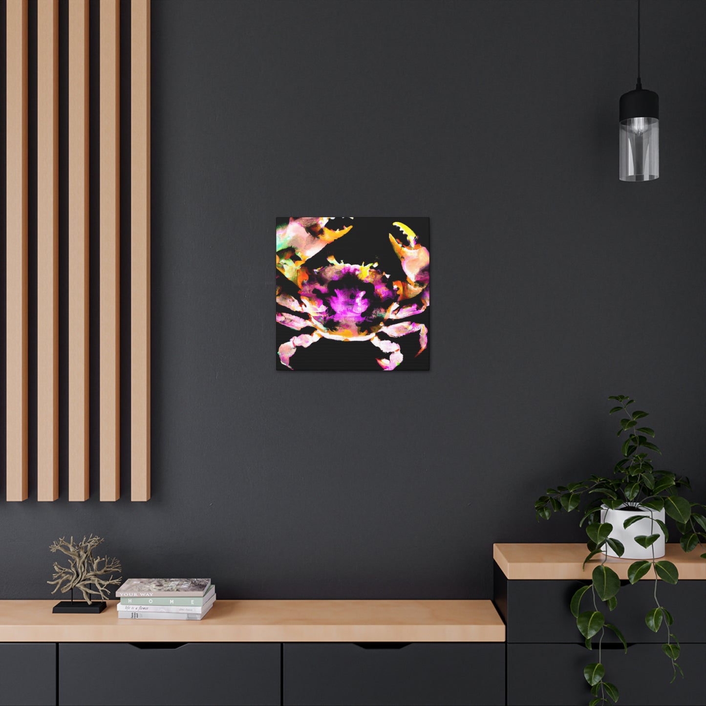 Crab's Colorful Dance - Canvas