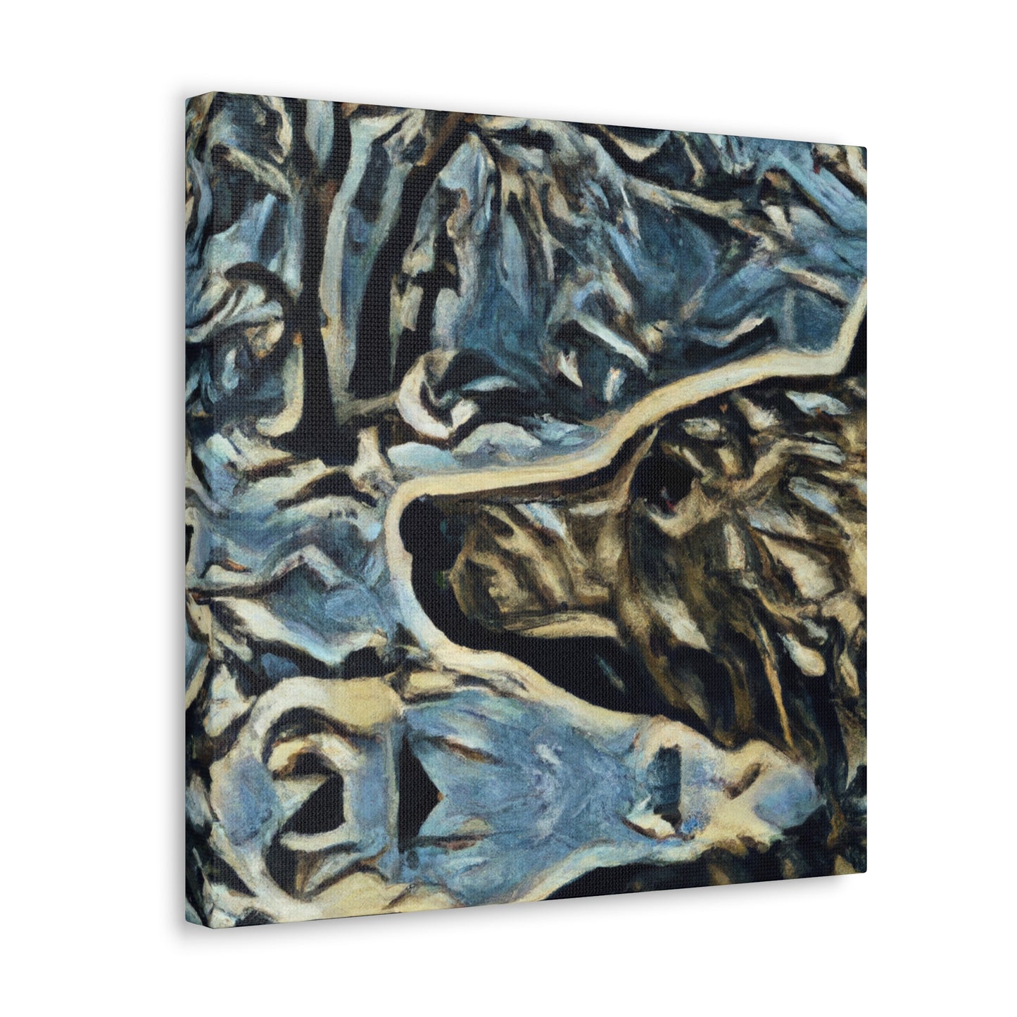 Otter in Abstract Form - Canvas