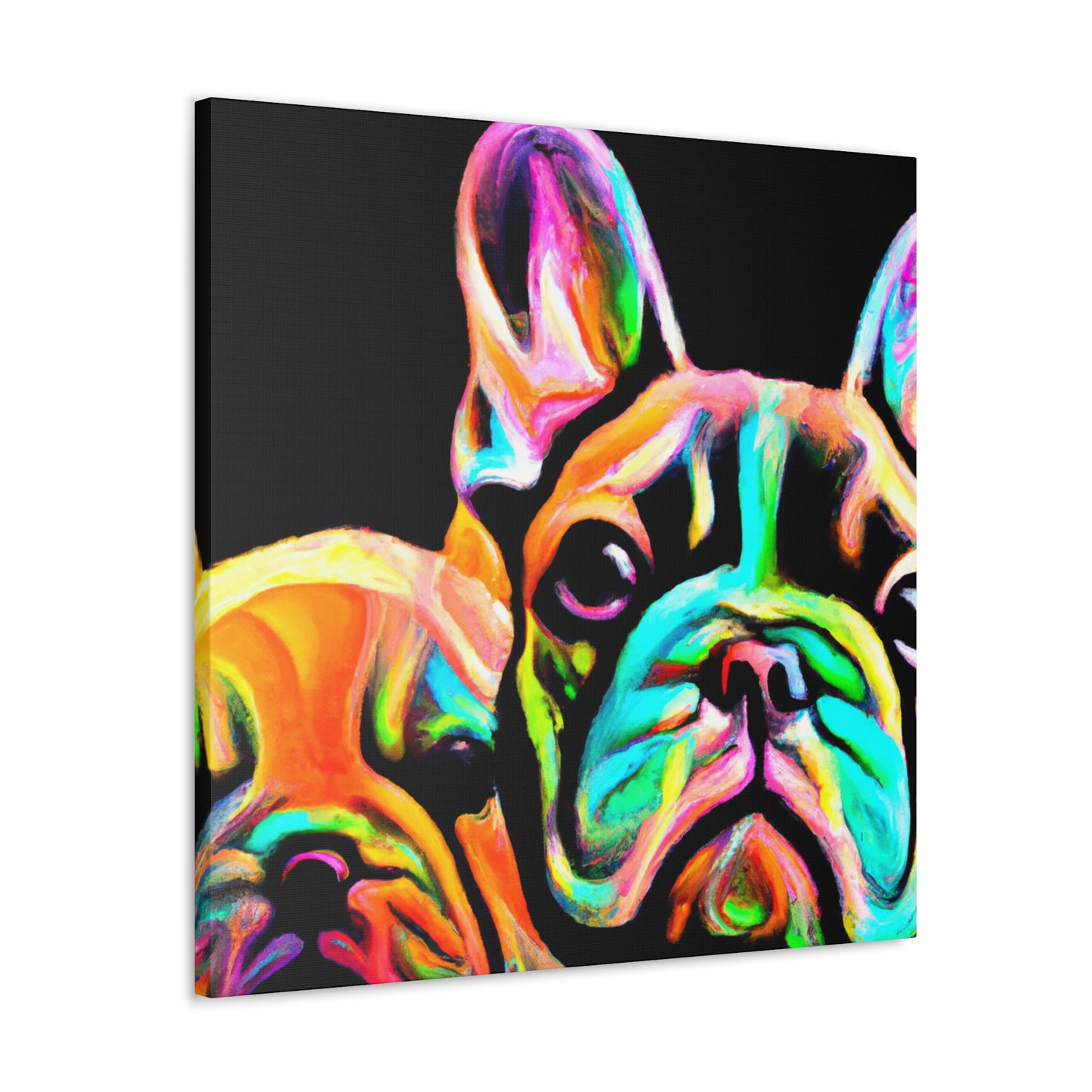 "French Bulldog Delightful!" - Canvas