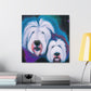 "Surreal Old English Sheepdog". - Canvas