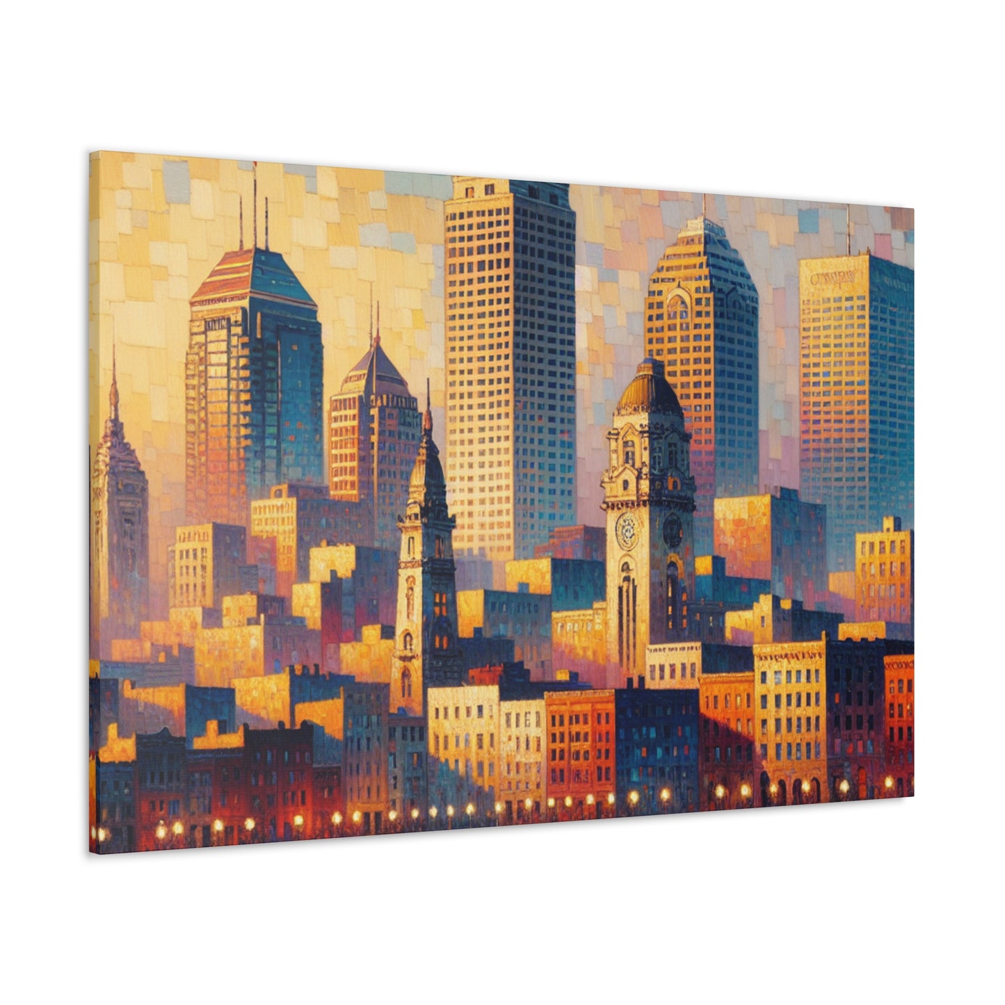 "Whispering Hues of Indianapolis" - Canvas