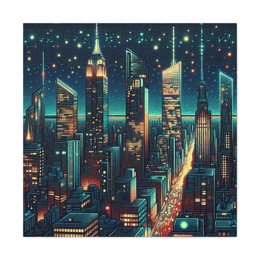 "Canvas of City Splendor" - Canvas