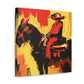 Saddle in Abstract forms - Canvas