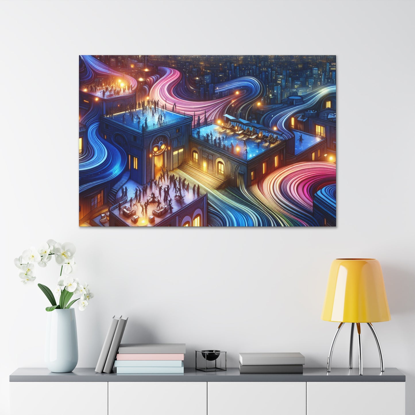 "Endless Midnight Soirée" - Canvas