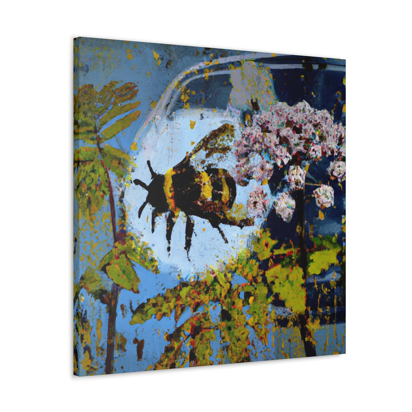 Bumblebee Buzzing Bright - Canvas