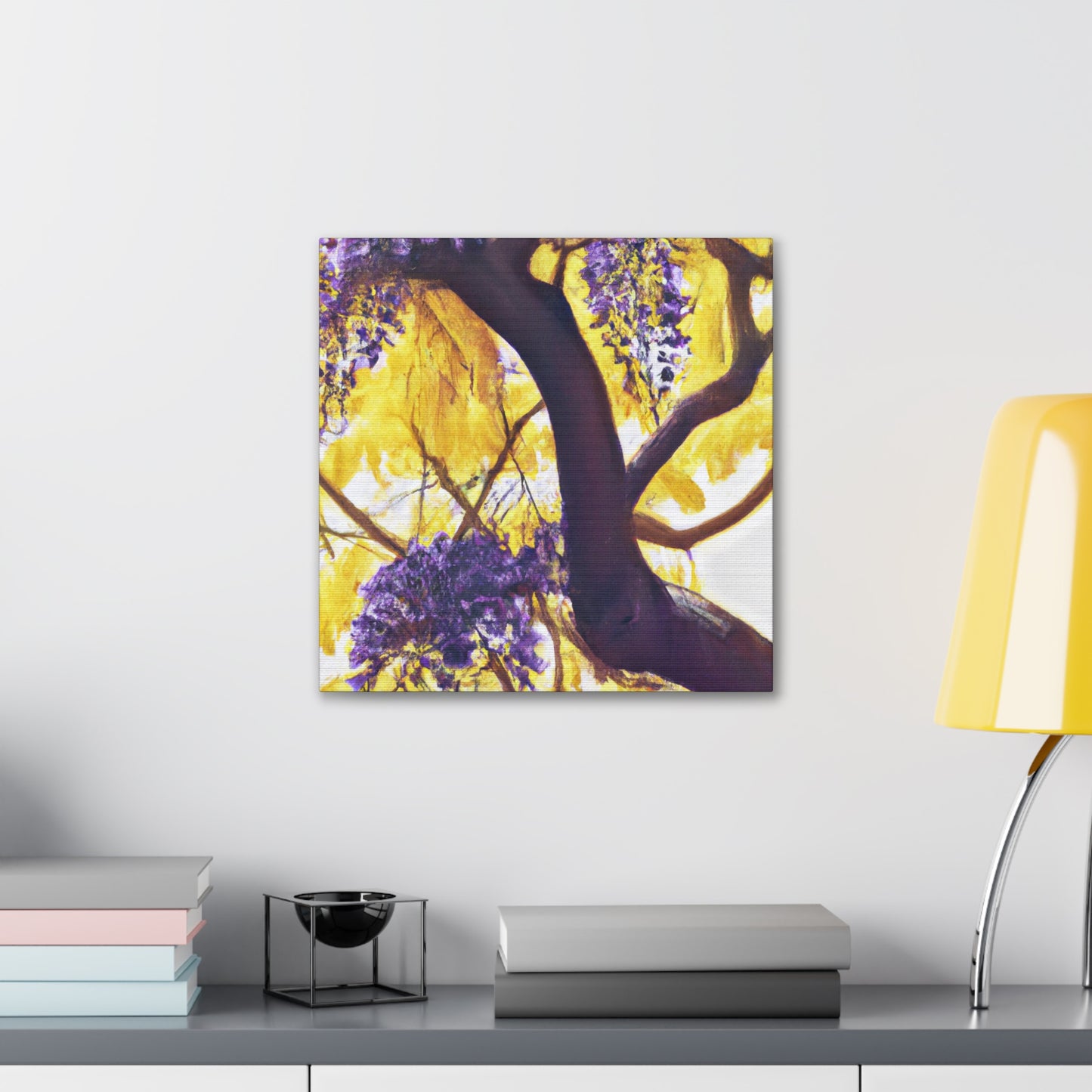 Jacaranda Dreamscape. - Canvas