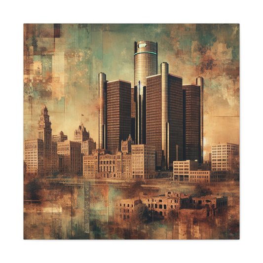 "Motor City Dreamscape" - Canvas