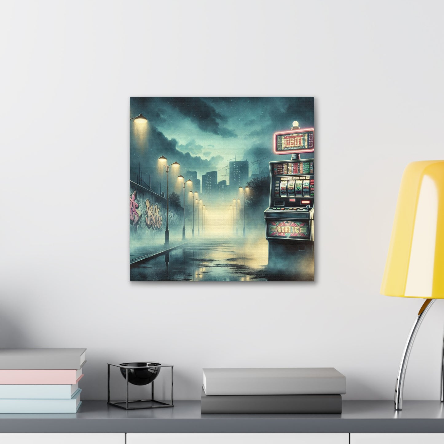 "Gambling City Vortex" - Canvas