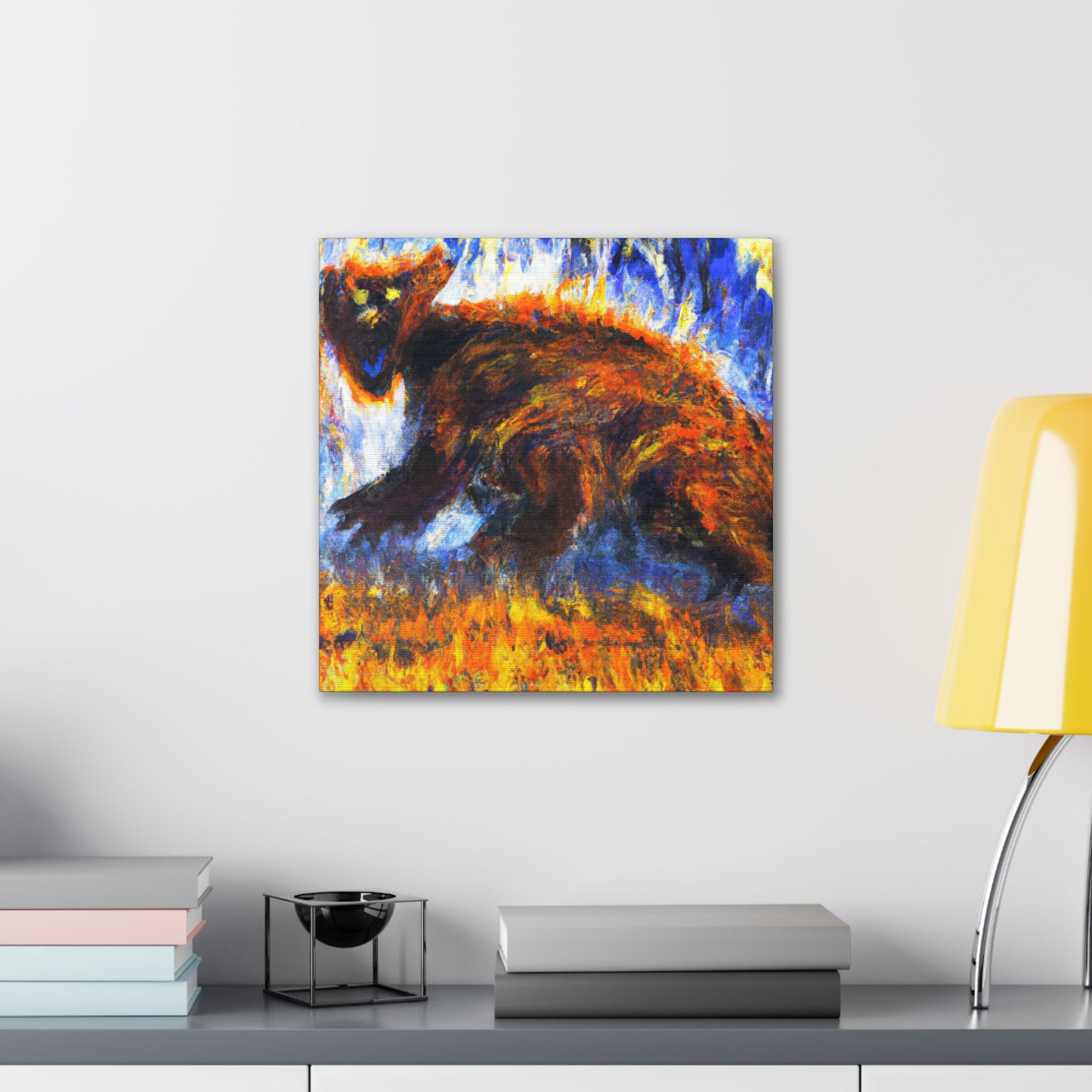 Marmot in Expressionism - Canvas