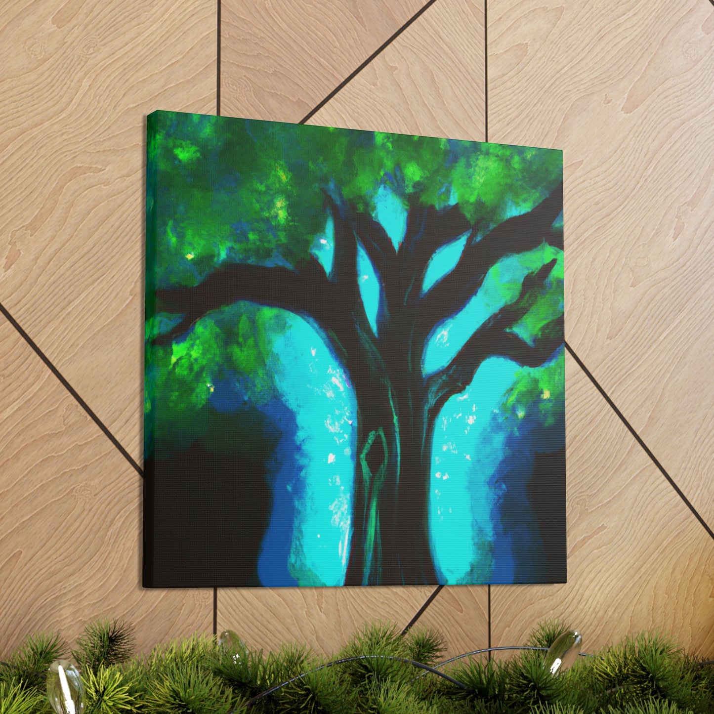 "Oak Tree Ode Variegata" - Canvas