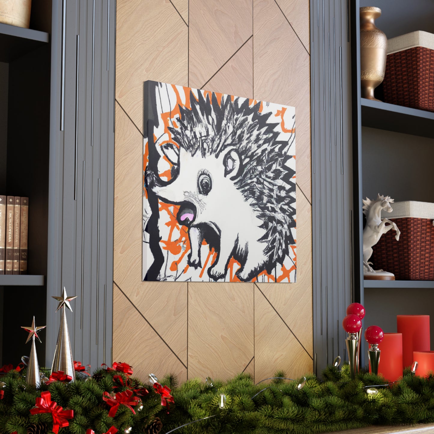 Hedgehog Urban Expression - Canvas