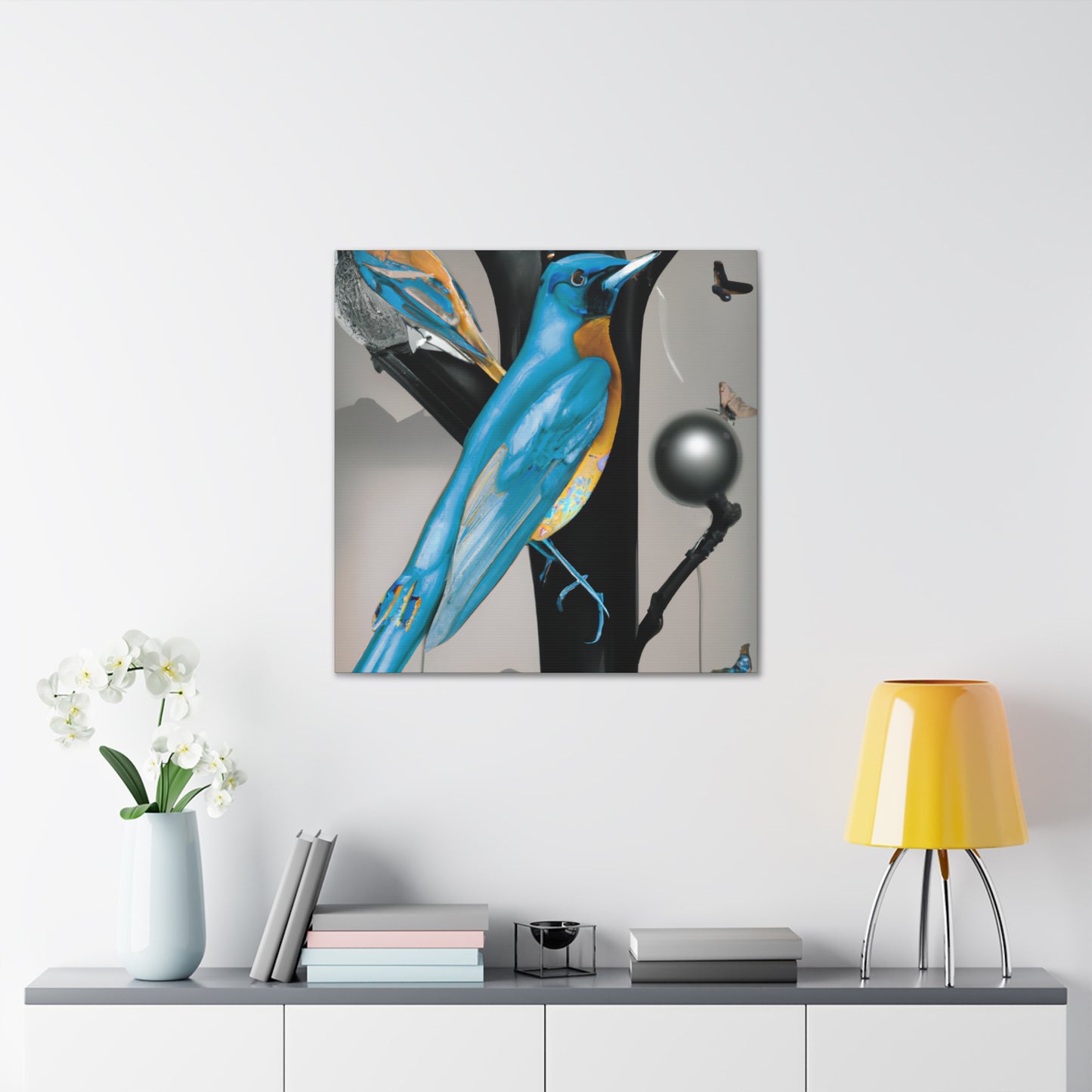 "Bluebird of Surrealism" - Canvas