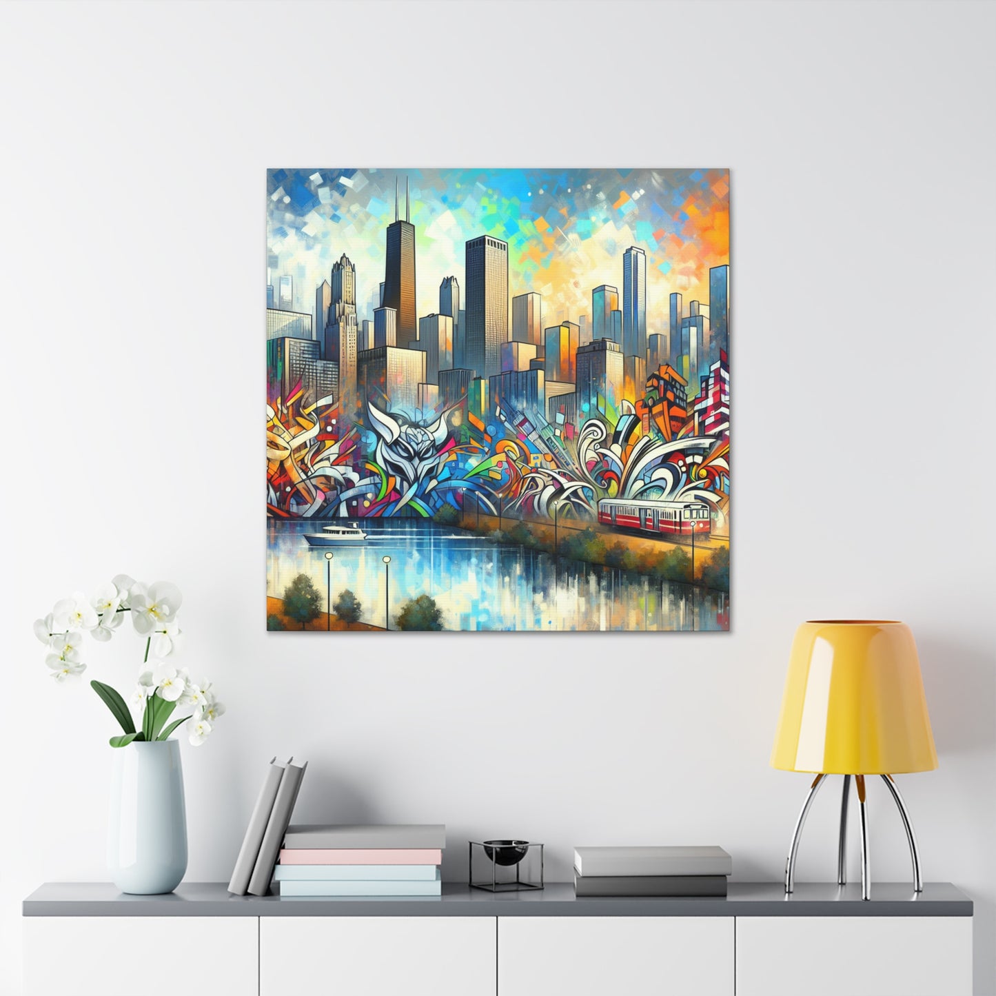 "Urban Dreams Unleashed" - Canvas