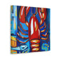 Lobster's Captivating Colors - Canvas