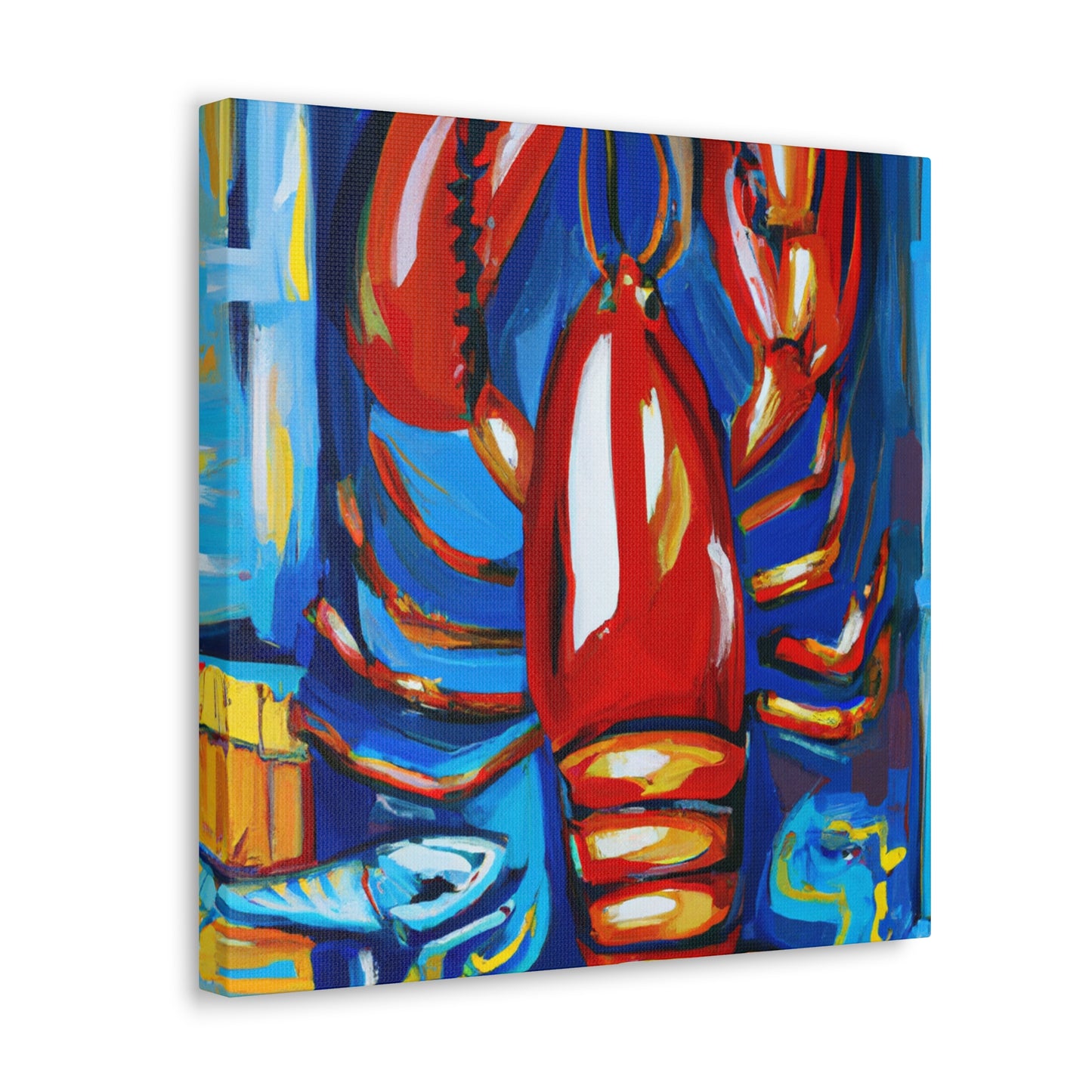 Lobster's Captivating Colors - Canvas